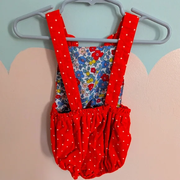 Baby Boden Corduroy Fox Bubble romper - Picture 2 of 4